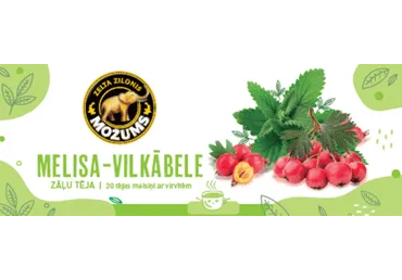 Zāļu tēja MOŽUMS vilkābeles-melisas 20x1.5g