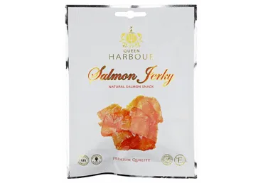 Žāvēta laša filejas šķēlītes QUEEN HARBOUR 36g