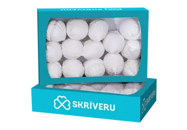 SKRĪVERU zefīrs ar vaniļas garšu 800g