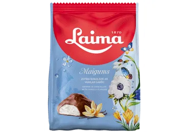Zefīrs šokolādē ar vaniļas garšu Maigums LAIMA 175g