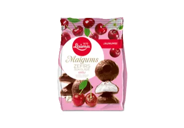 Zefīrs šokolādē LAIMA Maigums ķiršu200g