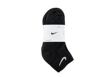 Zeķes NIKE Quarter 38-42 3pāri melnas