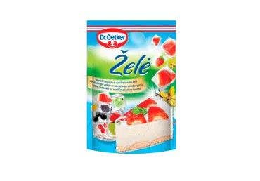 Želeja ar zemenēm un vaniļu DR. OETKER 72g