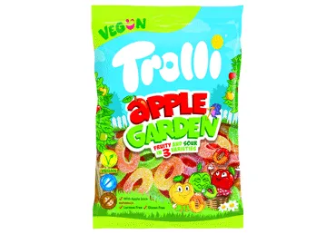 Želejkonfektes Trolli Apple Garden, veg. 175g