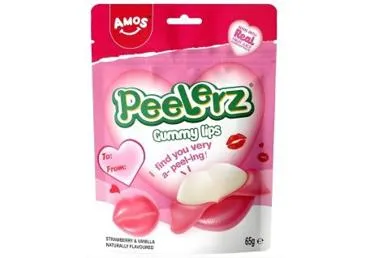 Želejas konfektes lūpas Peelerz AMOS 65g