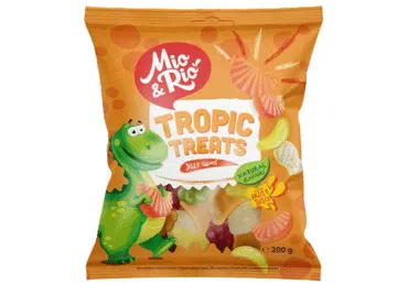 Želejas konfektes MIO&RIO Tropical Mix 200g