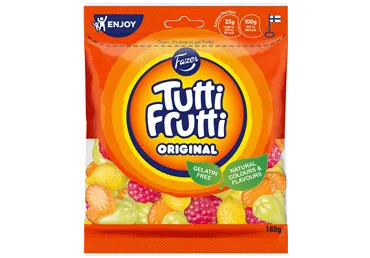 Želejas konfektes TUTTI FRUTTI Original 180g