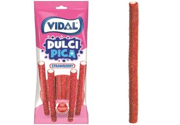 Želejas konfektes VIDAL Sour Strawberry Pencils 90g
