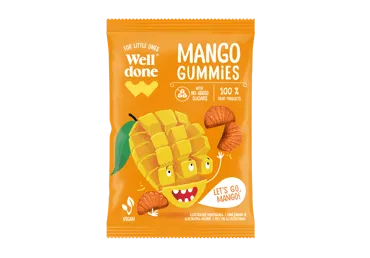 Želejas konfektes WELL DONE mango 35g