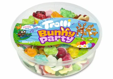 Želejkonfektes Trolli Bunny Party 600g