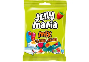 Želejkonfektes JELLY MANIA Classic Mix 100g