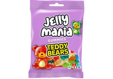 Želejkonfektes JELLY MANIA Teddy Bears 100g