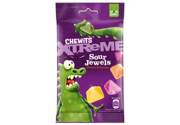 Želejkonfektes Jewels Sour 125g, Chewits