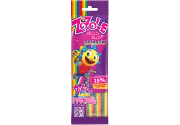 Konfektes želejas Rainbow Zozole 75g
