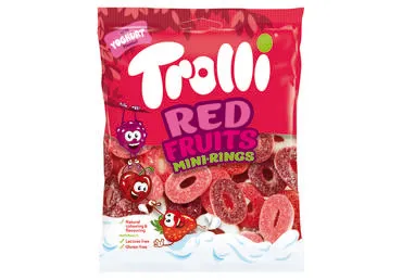 Želejkonfektes Red Fruits TROLLI 100g
