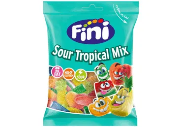 Želejkonfektes Sour Tropical Mix FINI 90g