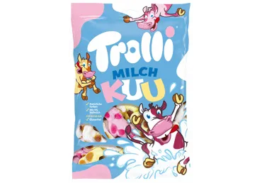 Želejkonfektes TROLLI Milch Kuh 200g