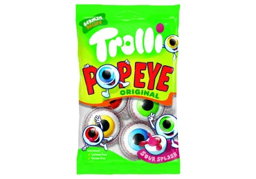 Želejkonfektes TROLLI Pop Eye 75g