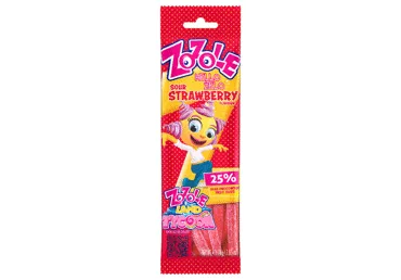 Želejkonfektes ZOZOLE Sour Strawberry 75g