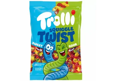 Želejkonfektes Squiggle Twist Trolli 175g