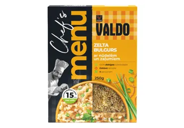 Zelta bulgurs VALDO ar nūdelēm un zaļumiem 250g