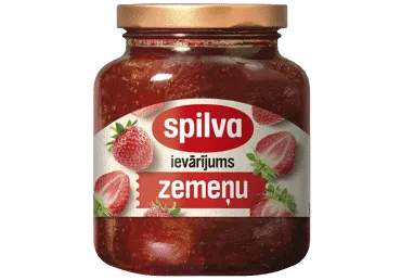 Ievārījums Zemeņu 362ml, Spilva
