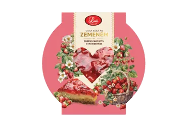 Zemeņu siera kūka LĀČI 600g