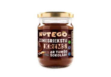Zemesriekstu sviests NUTEGO ar tumšo šokolādi, 250g