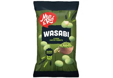 Zemesrieksti ar wasabi garšu MIO&RIO 190g