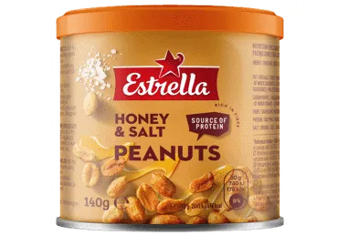 Zemesrieksti ESTRELLA ar medu 140g