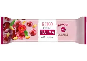 Halva zemesriekstu ar ķiršiem Niko 60g