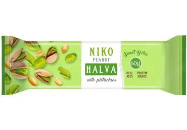 Halva zemesriekstu ar pistācijām Niko 60g