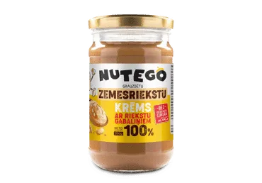 Zemesriekstu krēms ar riekstu gabaliņiem NUTEGO 350g