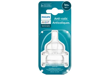 Zīdaiņu barošanas pudeles uzgaļi PHILIPS AVENT 1m+2gab.