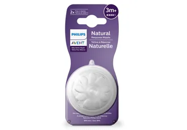 Zīdaiņu pudeļu uzgali PHILIPS AVENT 3m+ 2gab