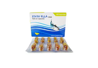 Zivju eļļa 100 kapsulas