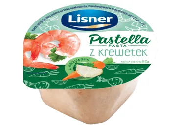 Zivju smēriņš ar garnelēm un dārzeņiem LISNER 80g