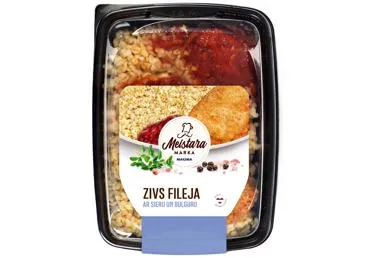 Zivs fileja ar sieru un bulguru MEISTARA MARKA 350g