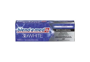 Zobu pasta BAM 3D White Charcoal 75ml