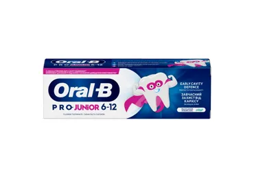 Zobu pasta bērniem ORAL-B Pro Junior, no 6 līdz 12 gadiem, 75 ml