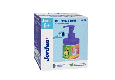 Zobu pasta JORDAN ar dozatoru 6-12g.150ml