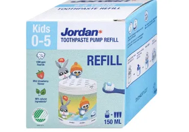 Zobu pasta JORDAN Kids 0-5 g.rezerve 150ml