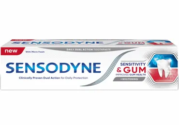 Zobu pasta SENSODYNE Sensitivity & Gum Whit balinoša 75ml