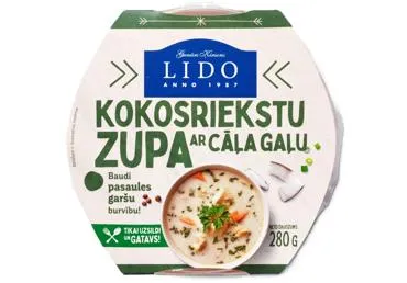 Zupa kokosriekstu ar cāļa gaļu LIDO 280g