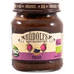 Biezenis RŪDOLFS BIO žāvētu plūmju, no 4 mēn., 120g
