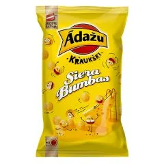 Čipsi Ādažu kraukšķi siera bumbas 165g