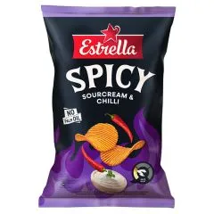 Čipsi Estrella Sourcream and Chili 115g