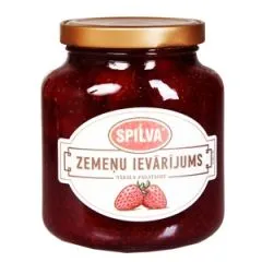 Ievārījums Zemeņu 362ml, Spilva