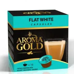 Kafijas kapsulas AROMA GOLD Flat white 187,2g