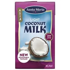 Kokosriekstu piens liesais 250ml, Santa Maria